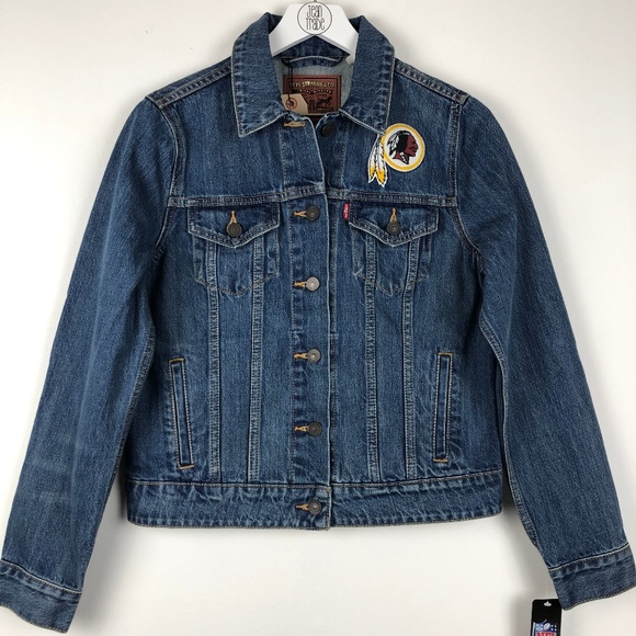 Levi's | Jackets & Coats | Nwt Levis Nfl Denim Trucker Jacket | Poshmark